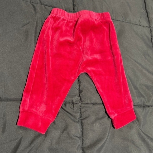 Super soft/velour red pants - Picture 2 of 3